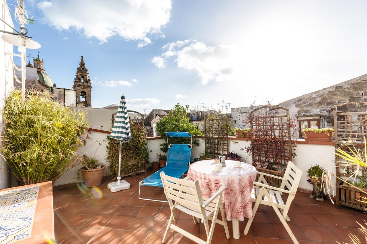 パレルモCasa Con Terrazza Al Teatro Massimoアパートメント エクステリア 写真